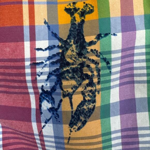 Polo By Ralph Lauren Infant Boys Plaid Shorts Lobster Print Size 18M Lined - Picture 3 of 6